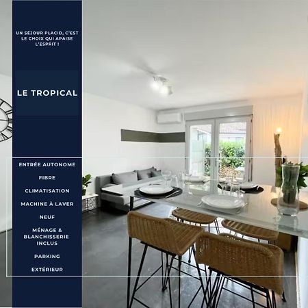 Le Tropical - Clim - Terrasse - Parking - Spacieux 蒙德马桑 外观 照片